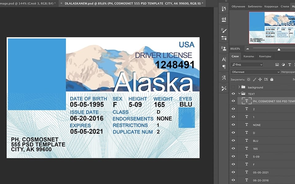 Alaska Driver License USA