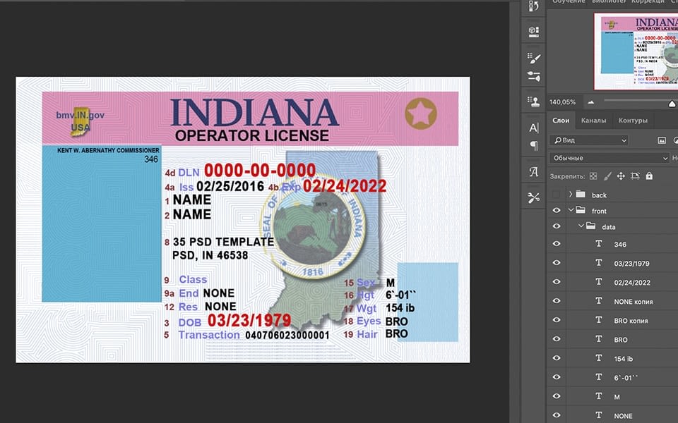 indiana-driver-license-usa